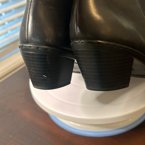 Rieker Western Ankle Bootie Slip on Black Women Size 7 - Picture 10 of 16